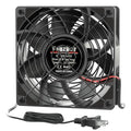 EC Axial Fan, Yeuzbur AC Vent Fan 110V 120V 240V Small Exhaust Fan 120mm x 38mm, for DIY Cooling Ventilation Exhaust Projects