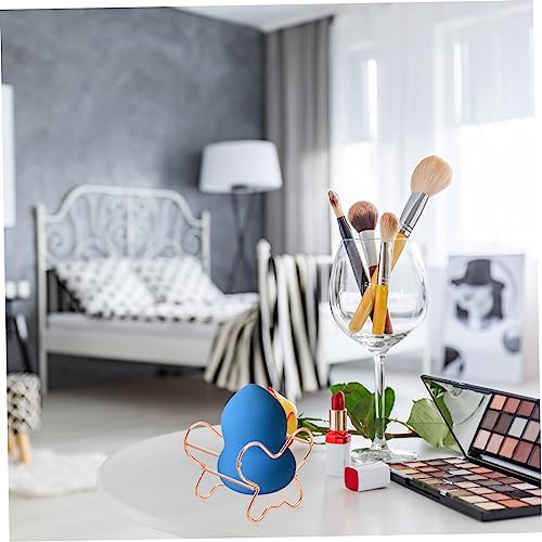 4pcs Sturdy Beauty Sponge Drying Rack Makeup Egg Holder Powder Puff Stand for Organized Storage