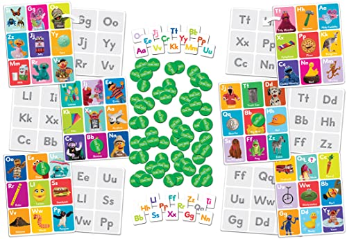 MasterPieces Kids Games - Sesame Street Alphabet Bingo - style: Alphabet