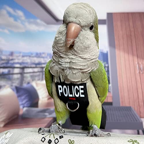 Bird Clothes Parrot Diapers Bird Flight Suits, Reusable Waterproof Diapers pet Bird Supplies (M)
