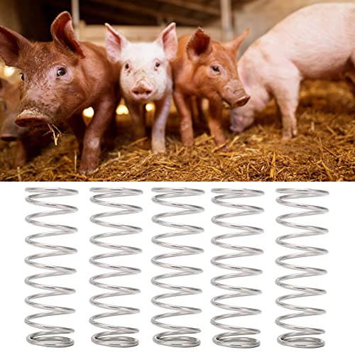 GLOGLOW Poultry Drinker Spring 100PCS, Iron Material, Animal Drinker Fountains Accessories, Strong Rust Resistant Water Nozzle Spring