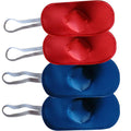 Gamefowl Rooster Supplies Gallos De Pelea Accessories Chicken Supplies Poultry Care Supplies Leg Protect 2 Pairs Color Blue and Red - color: Blue and Red