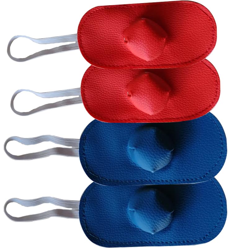 Gamefowl Rooster Supplies Gallos De Pelea Accessories Chicken Supplies Poultry Care Supplies Leg Protect 2 Pairs Color Blue and Red - color: Blue and Red