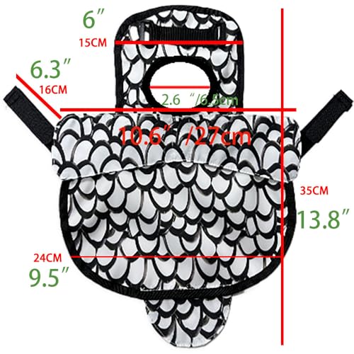 3Pcs Chicken Saddle for Hens, Adjustable Chickens Vest Back Protector Jacket with Wing Protector for Chickens Mating Reusable