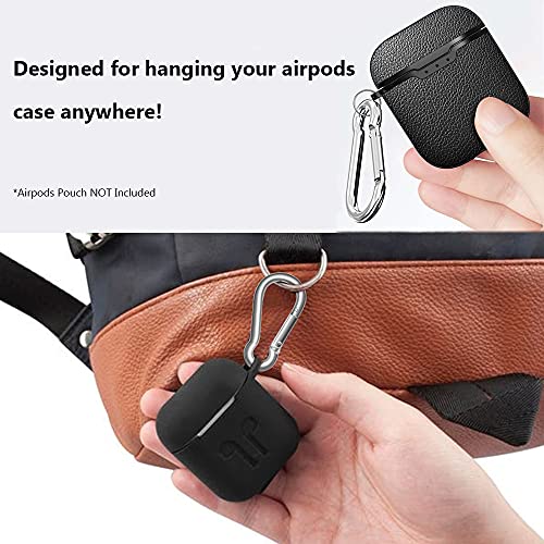 3.15 Inches 4 Inches Stainless Steel Carabiner for Gym Equipment Connection, EFFIET Heavy Duty Spring Snap Hook Clips Buckle for Gym Exercise, Punching Bags, Hiking, Camping