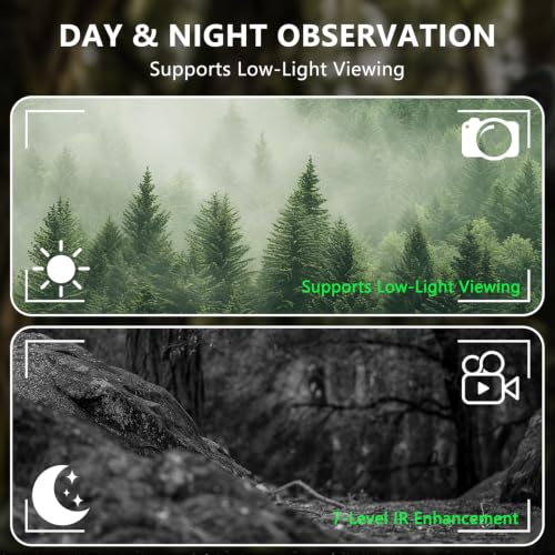 4K Digital Night Vision Binoculars, 10X Zoom, 2.8" HD Display | 4K Digital Night Vision Binoculars with 2.8" HD Screen, 10X Zoom, 1080P Video, Rechargeable Battery, Outdoor Gift Idea