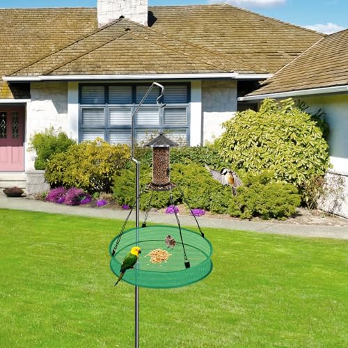 2Pcs Bird Seed Catcher Tray, 16" x 4" Birdseed Hoop Birds Feeder Trays Catches Most Falling Seed and Husk for Hanging Bird Feeder Platform Hummingbird Outdoor Backyard Garden Lawn Balcony
