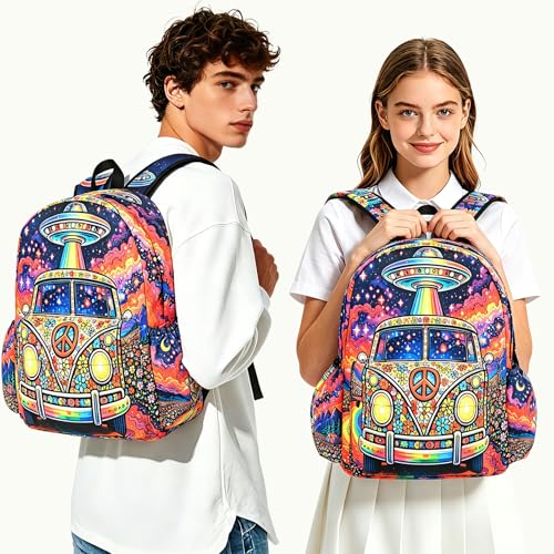 Car Kids Backpack School Backpack Teens Bookbag for Girls Boys Hiking Camping Travel Sports - color: Car