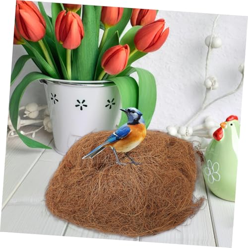 100g Coconut Fiber Nesting Pads for Small Animals Birds Natural Absorbent Bedding Material for Comfortable Nesting Hiding Coconut Fiber for Cozy Dry Environments
