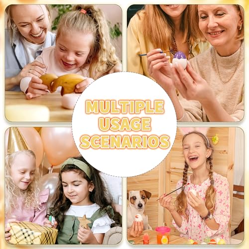 Doneace Easter Treat Bags Clear Easter Cellophane Bags for with Twist Ties for Candy Goodie Cookies Sweet and Gifts Packaging 4 Style Platstic Party Favors Bags 50PCS