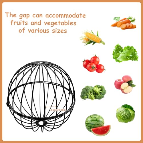 Hanging Chicken Feeder,7.1 Inch Large Sturdy Chicken Vegetable Hanging Feeder,Hanging Chicken Veggie Treat Ball,Chicken Treat Holder.