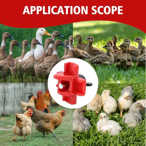 Chicken Water Nipples,25pcs Horizontal Chicken Nipple Waterer for Poultry Coop,Leakproof Poultry Watering System Non Leak,Water Saving Design for Drinkers Quail Duck Outdoor Use,with Drill Bits/Tape