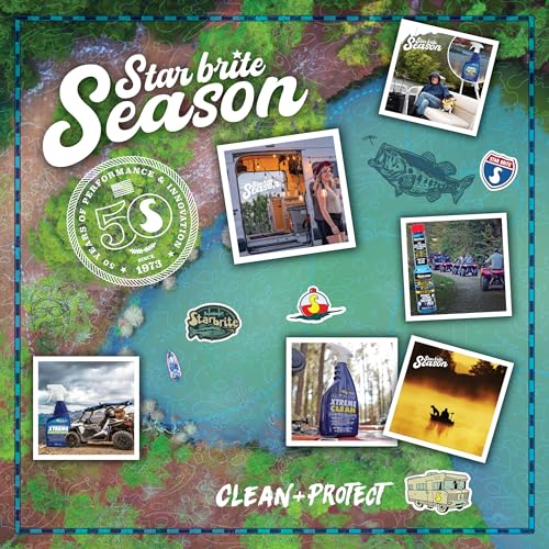 Star Brite Utility Scrub Brush - Marine-Grade Heavy-Duty Stiff Bristled Scrubber - Extra Long Flagged Bristles for More Cleaning Power in Hard to Reach Areas - style: Short Handle Brush