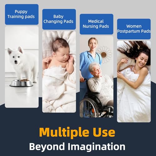 Tear Resistant Disposable Bed Pads Adults Chucks Incontinence Underpads 30"x 36"(30 Count),Large Thicken Premium Waterproof Pee Pads for Elderly,10X Super Absorbency Heavy Duty Puppy Training Pads - size: 36"x30"(30 Count)