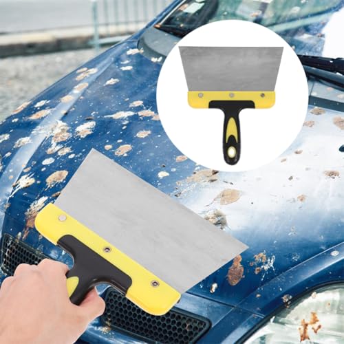 VANZACK Bird Poop for Cars Steel Cleaning Scraper Wide Head Dropping Cleaner Tool