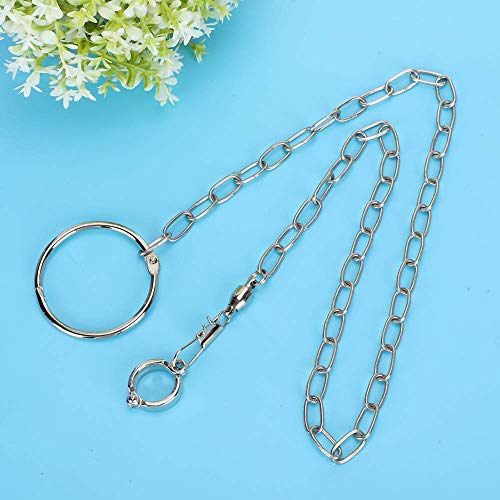 Bird Foot Chain, Pet Bird Leash Parrot Foot Chain Stainless Steel Anti bite Flying Training Anklet Ring Parrot Ankle Foot Ring Accessories