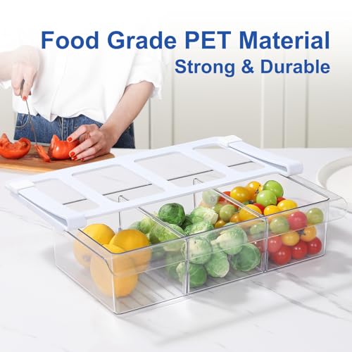 Pull-Out Fridge Drawer Organizer - Under Shelf Storage Bins for Cheese Slices, Deli Meat & Small Items - Space Saving Refrigerator Organizer (2" Height x 8.66" Width) - size: 2" Height x 8.66" Width
