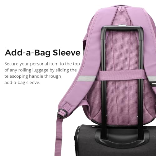Swissdigital Design Laptop Backpack with USB Charging Port, Travel Backpack Fits 15.6 inches Computer, 31L College School Backpack for Men, Pink Camo | SD803-93 - color: Pink Camo