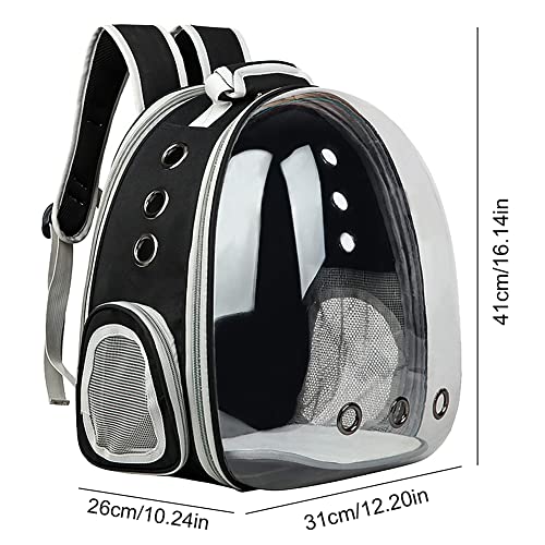 Animal Carrier Backpacks,Transparent Space Capsule Bubble Pet Backpack Bag for Small Dogs Cats Airline Approved Travel Carrier