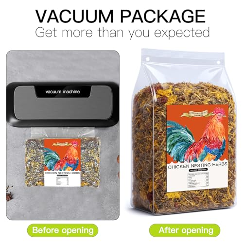 21 Oz Chicken Nesting Herbs Flowers Premixed Dried Poultry Herbs Natural Nesting Box Pads Roost House Lime Feed Grit Herbs Bedding Supplies for Chicken Duck Coop Feeder Freshness Egg Laying Coop Smell - size: 1.3 Pound