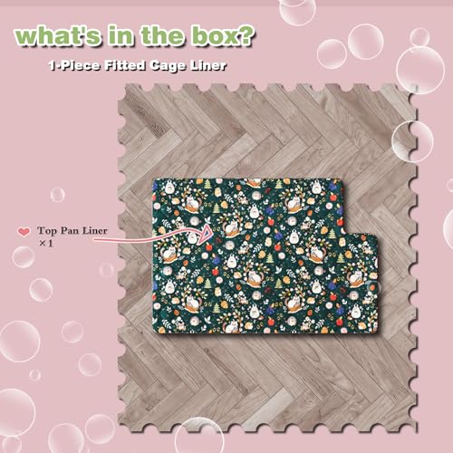 Ferret Cage Liner for Ferret Nation & Critter Nation Cage | Washable Bedding, Leakproof Cage Accessories for Ferrets, Chinchillas, Rats & Other Small Animals(Top Pan Liner) - size: Top Pan Liner
