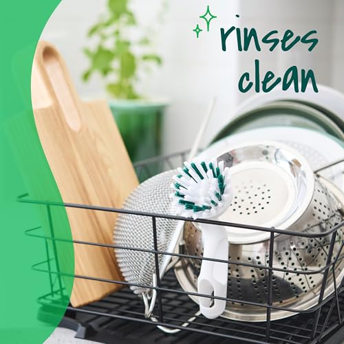Scotch-Brite Handy Brush, 1 Pack | Small & Durable Dish Brush with H&le for Scrubbing Cookware, Tubs, Sinks, Car Tires & More without Scratching