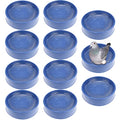 10 Pcs Plastic Pigeon Nest Bird Nest Bowls Pigeon Nest Bowl Breeding Hatching Nest for Pigeons Quails Breeding Hatching (Blue)