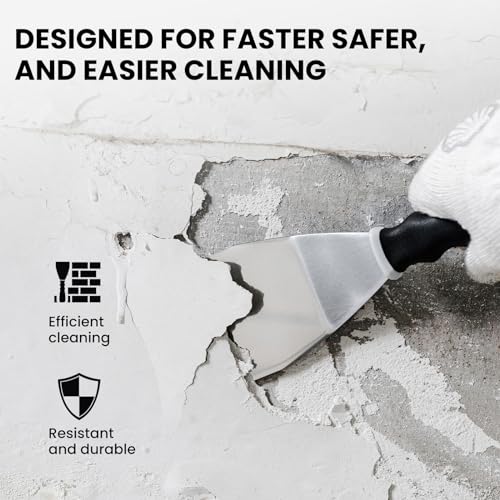 Mister Rui 3" Bent Heavy Duty Scraper, Hammer End, Pole Socket, Stainless | Heavy-duty bent scraper, 3" blade for paint removal and surface repair. Hammer end with pole socket for extension pole - color: Gray