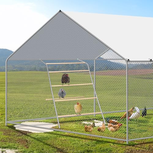 Chicken Roosting Bars with Swing for Coop, Large 4-Tier Wood Chicken Perch for Backyard Poultry, Non-Slip Design, Durable Galvanized Metal Frame, Essential Chicken Coop Accessories (55" L x 40" W) - size: 74" L x 40" W