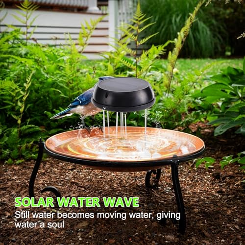 Bird Bath Solar Swing Device | Water Wiggler for Bird Bath