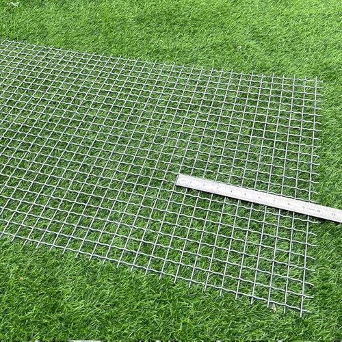 14 Gauge Strong Galvanized Woven Mesh 40"X24" 3/4" Mesh(About 0.75")|Delivered Flat|Poultry Cage Netting -Anti-Rodent Steel Mesh Crimped Mesh Snake Fence Chicken Wire Fencing-Corrugated Wire - style: 14Ga Hole 3/4"