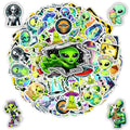 100 PCS Alien Stickers Pack, UFO Cosmic Space Galaxy Adults Teens | Vinyl Waterproof Decals for Car Laptops Water Bottle Scrapbooks Skateboards Journal PC Funny Gifts for Boys Men Travel Gears - color: Alien Stickers