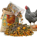 PJT Premium Chicken Nesting Herbs - 12oz Pre-Mixed Blend of 7 Dried Botanicals for Nesting Boxes, Coop & Chicken Dust Bath, Natural Herbal Refresher, Supports Natural Egg Laying - size: 12 Ounce (Pack of 1)