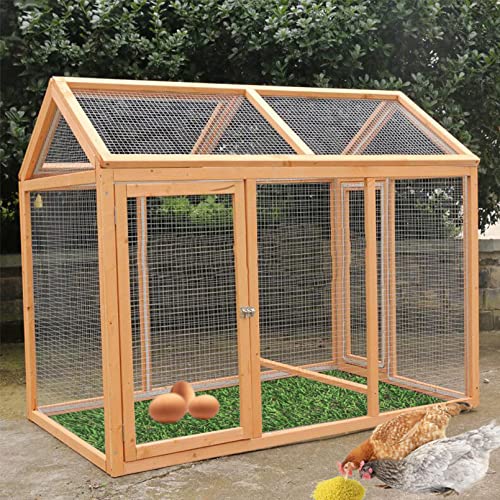 Chickens Nesting Box Pads 6 Pcs Washable Fake Turf Mats Grass Carpet Reusable Hens Nest Boxes Pad Chicken Coop Bedding for Laying Eggs (12 x 12 x 0.78 Inches) - color: 【Green】