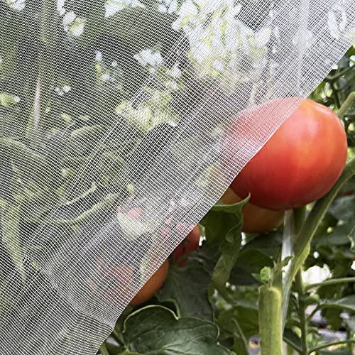 Garden Netting 4x10ft for Plants - Ultra Fine Mesh Bug Insect Barrier | Fine Netting for Vegetable Garden Raised Bed, Blocks Aphids Cabbage Moth, Greenhouse Row Cover, Reusable Plant Protection - size: 4'x10'
