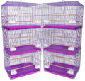YML Small Breeding Cages, Purple, 34-1/2 x 81-1/2", Lot of 6 - color: Purple
