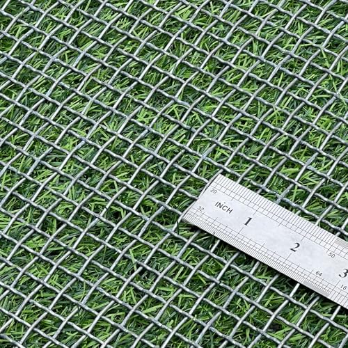 16 Gauge Strong Galvanized Woven Mesh 40"X24" 1/3" Mesh(About 0.32")|Delivered Flat|Poultry Cage Netting -Anti-Rodent Steel Mesh Crimped Mesh Snake Fence Chicken Wire Fencing-Corrugated Wire - style: 16Ga Hole 1/3"