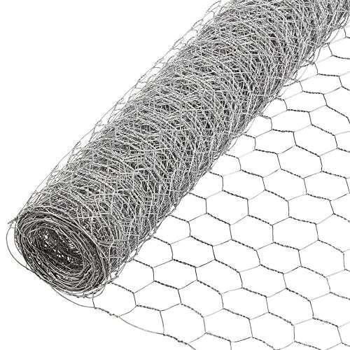 YARDGARD – 1 Inch Twisted Mesh Wire Fence – 18 Inches by 150 Feet – 20 Gauge Galvanized Steel – for Poultry Netting | Chicken Coops | Garden Protection and Small Animal Enclosures