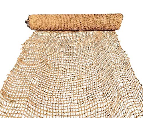 Sandbaggy Coir Mat | Erosion Control Product for Stopping Soil Erosion on Hillsides, Riverbanks & Oceanfront | Lasts 5X Longer Than Straw Blanket | Lasts 2-5 Yrs (Homeowner Size - 4 ft by 80 ft Roll) - size: 4 ft by 80 ft Roll Size or 320 sq ft