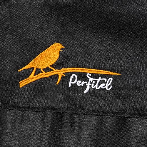 Small Black Good Night Blackout Bird Cage Cover(18 x 14 x 40inch) | Durable Breathable Washable Material, for Birdcage with Roof Top, Create Quiet Environmente, Cage is not Included - size: 18"L x 14"W x 40"H
