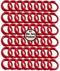 48 Pack of RED #7 Leg Bands 7/16" Chicken Poultry Chick Quail Pigeon Duck Goose