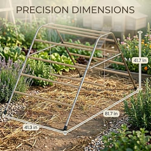 CHIKENCOOP Chicken Coop Roosting Perch Essentials：Perfect for Backyard Poultry, Easy Installation Farm Roost Toys for Chickens(81.7''L x 41.3'' W x 41.7H'') - size: 81.7"L x 41.3"W x 41.7"H
