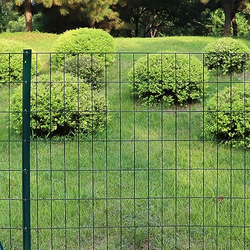 Black PVC Coated Welded Wire Fence 36" x 50' Roll, 2"x4" Mesh, 14 Gauge | Vinyl Coated Garden Fencing, Yard & Pet Barrier, Chicken Wire Fencing, Dog Enclosure Mesh, Vegetable Plant Protector - color: Black, size: 2''x4'' 14GA 36''x50'