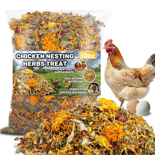 MAQIHAN 30oz Chicken Nesting Herbs - Natural Dried Poultry Coop Bedding | Poultry Habitat Supplies for Laying Hens Chicks, Coop Refresher, Roosting Bars, Box Pads, Vacuum Packed Winter Bedding - size: 1.88 Pound (Pack of 1)