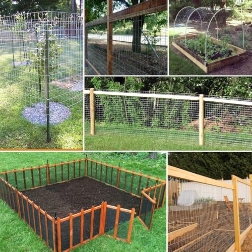 Gartist 1/2inch 16"x50' Chicken Wire Fencing Roll, Galvanized Hardware Cloth, 19Ga Hot-Dip Welded Preventing Snakes, Raccoons and Foxes - size: 19G 1/2 16"x50'