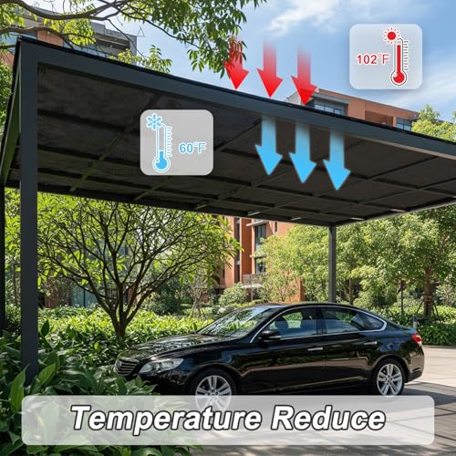 SUNNY GUARD Sun Shade Cloth, 6 x 8 FT Black HDPE Mesh | 85-95% Breathable shade cover creates a cooler space for plants, vegetables, greenhouses, patios, chicken coops, and kennels - color: 90 SHADE-BLACK, size: 6 FT x 8 FT
