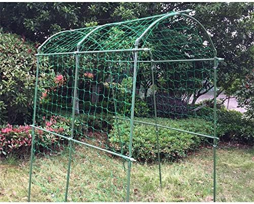 Pack of 2 Cucumber Tomato Trellis Netting, Heavy Duty Garden Netting for Climbing Plants Support, Pea, Grape, Bean, Fruit, Vegetables - 4" Mesh Size, 3Ft x 6Ft - size: 3Ft*6Ft