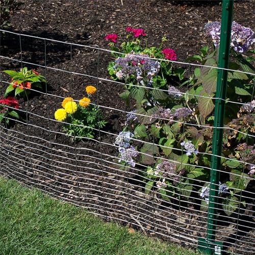 YARDGARD 1/2 in. x 1 in. Mesh Welded Wire Fence Roll, 36 in. x 100 ft., 16-Gauge Galvanized Steel Fence for Rabbit Fence, Chicken Coop, Cage Wire, Garden Protection and Small Animal Enclosures - size: 36 in. x 100 ft.
