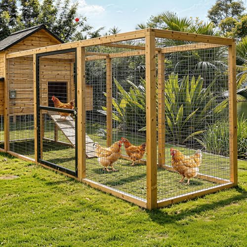 VEVOR Hardware Cloth, 1/2 inch 72 inch x 50 ft 19 Gauge Chicken Wire Fence, Hot-Dip Galvanized After Welding Metal Wire Mesh Roll, Garden Plant Welded Fencing Roll Supports Poultry Netting Cage Fence - size: 1/2 inch 72 inch x 50 ft