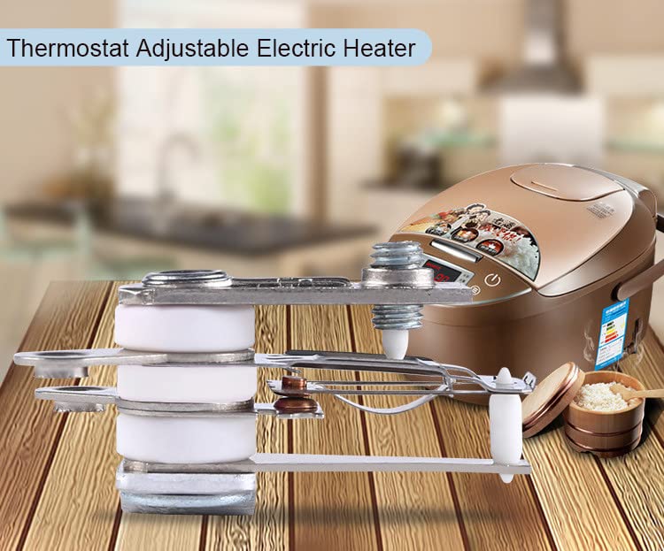 Fielect 2pcs Thermostat Adjustable Electric Heater Heating Temperature Controller 250V 16A N.C - size: 2pcs